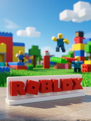 Roblox Logo 3D Printed New