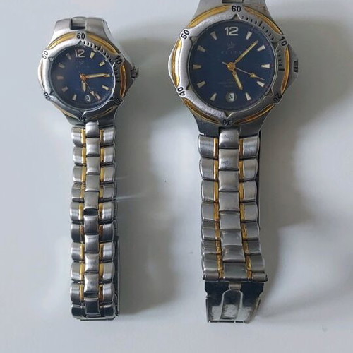 Vintage watch set like new, unisex wristwatches