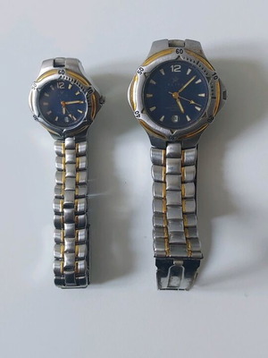 Vintage watch set like new, unisex wristwatches