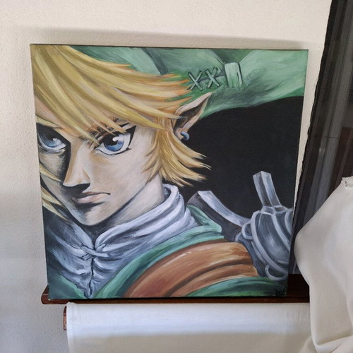 Link (The Legend of Zelda) oil painting new 40x40