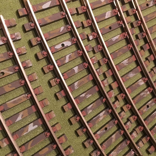 Jouef Model Train Tracks used, HO Scale 1/87, set of 14 pieces