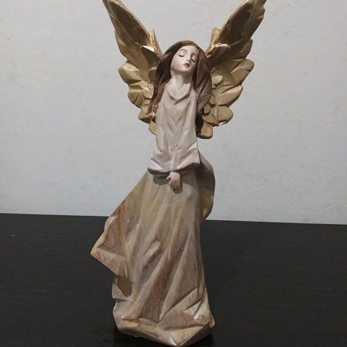 Decorative angel used with golden details vintage style