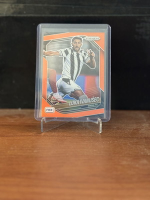 2025 Panini Prizm FIFA Ivanusec Orange 125 PAOK card
