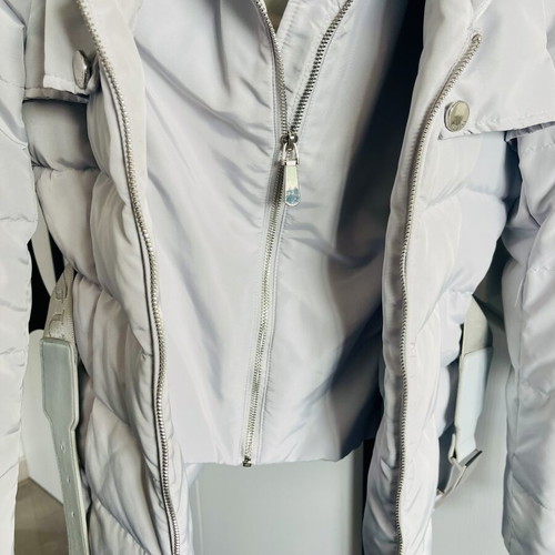 Guess Belted Down Jacket light grey like new, size S