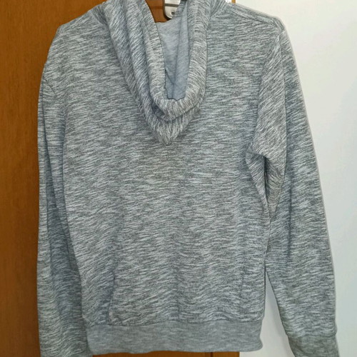 Bershka gray hoodie cardigan used, size L
