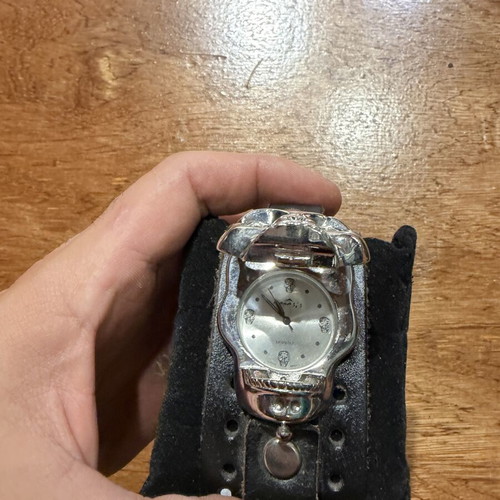 Nemesis watch with leather strap