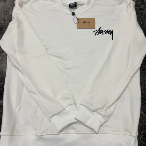 Stussy sweatshirt new, size Large, white