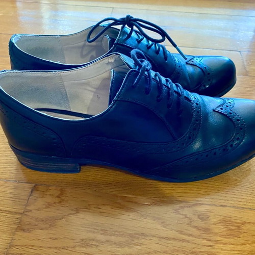 Clarks Hamble Oak Oxford shoes used, black, size 39.5