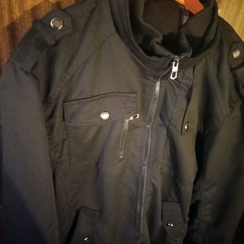 Men's jacket 5XL INTL new, fits like 3XL, black