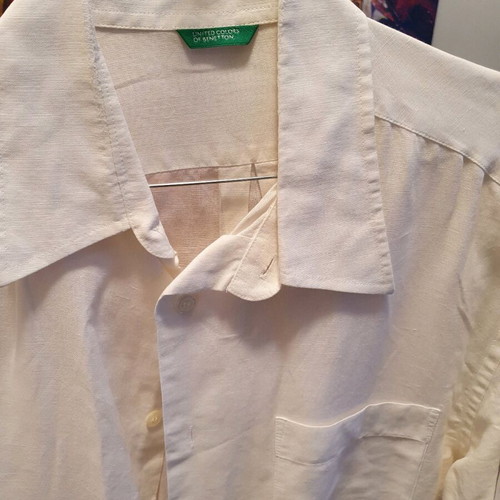 Benetton L shirt used, white