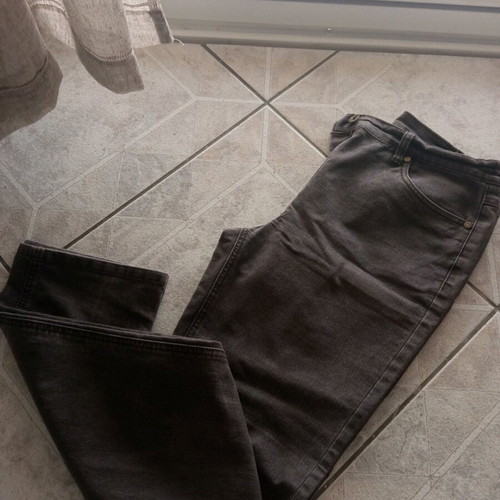 Y2K women's jeans dark gray Clarina Collection like new with rhinestones