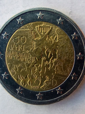 2€ coin used, Berlin Wall 2019