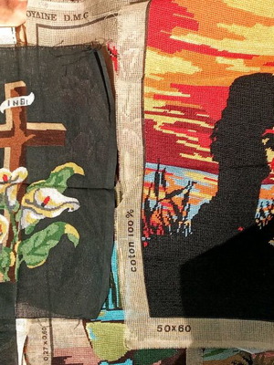 Καμβάδες ραπτικής vintage μεταχειρισμένοι, συλλογή 1973-89, βαμβακεροί