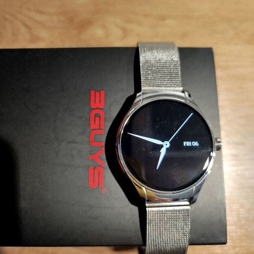 3GUYS SmartWatch like new, silver with bracelet 40mm