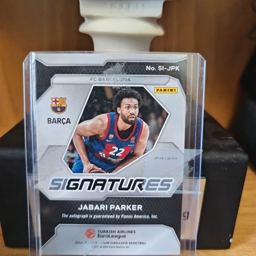 Jabari Parker Signatures Autograph Panini Prizm EuroLeague 2023-24