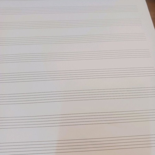 Manuscript new, 12 stave, 32 pages