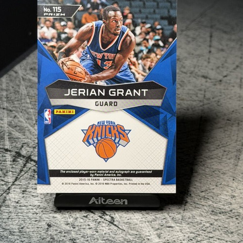 Jerian Grant RC Patch Auto card like new