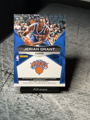 Jerian Grant RC Patch Auto card like new