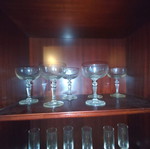 Crystal glasses like new