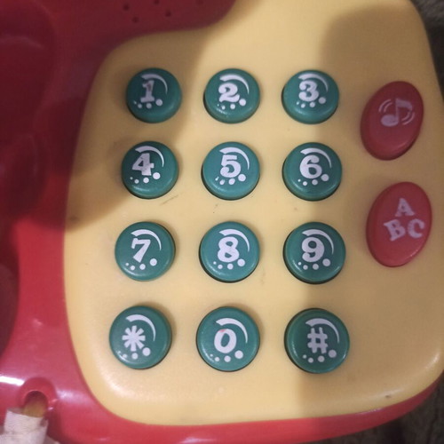 Children's phone used with sounds and speech