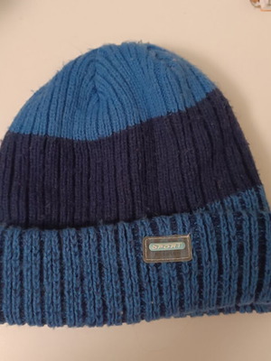 Blue children's hat used