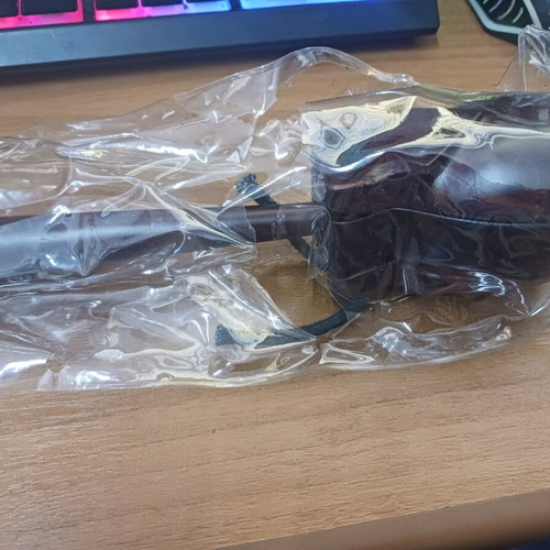 Castanets with hand grip new, brown color