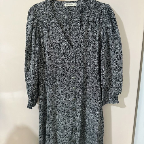 Attrattivo dress M, black and grey, spring-autumn