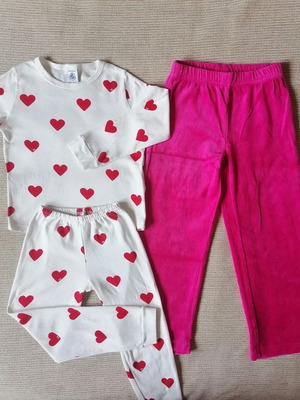 Σετ Disney Mickey Mouse φόρμα και πιτζάμες Petit Bateau για κορίτσι 4 ετών