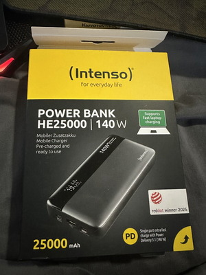 Intenso Powerbank 25000 mAh, sealed