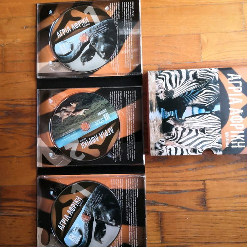 National Geographic 7-set used DVDs with animals and plants