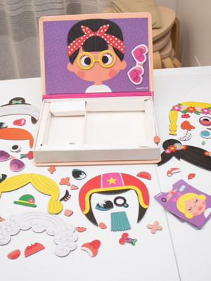 Magnetic Book σαν καινούργιο δημιουργικό παιχνίδι με μαγνήτες 3+ ετών