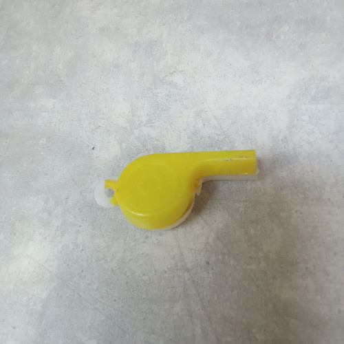 Plastic whistle collectible toy from 1970s, used