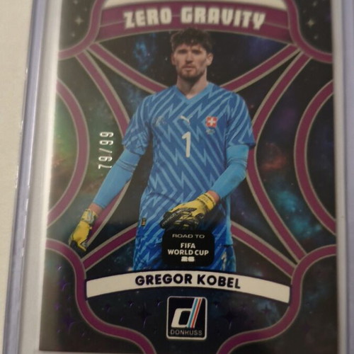 Gregor Kobel 2025-26 Donruss Road to World Cup Zero Gravity #79/99 soccer card