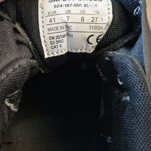 Safety Shoes size 41 fits 42 new black