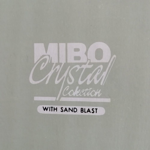 MIBO Crystal Collection crystal serving dish vintage new