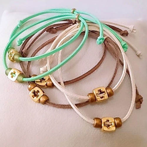 Handmade Martyrika Bracelets with Suede Cord custom colors