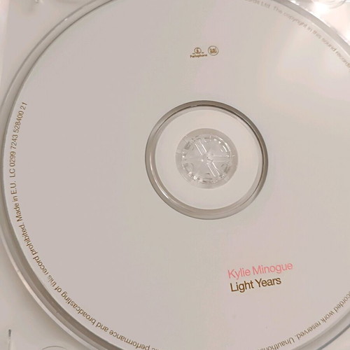 Light Years CD by Kylie Minogue like new, pop