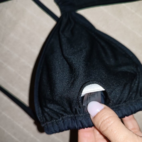 Shein Black Cut-Out Monokini Swimsuit like new, size M
