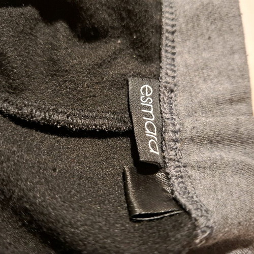 Warm grey leggings like new with fleece lining, size M/L