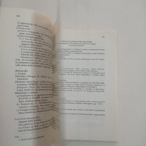 Bollettino Notiziario Faculty of Letters and Philosophy like new, University of Padova