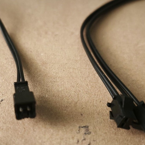 JST-SM 2-Pin Extension Cable 1 Female to 2 Male 40 cm Pack of 2