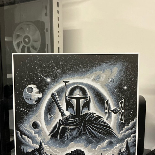 Star Wars Mandalorian Concept Decorative Plaque new