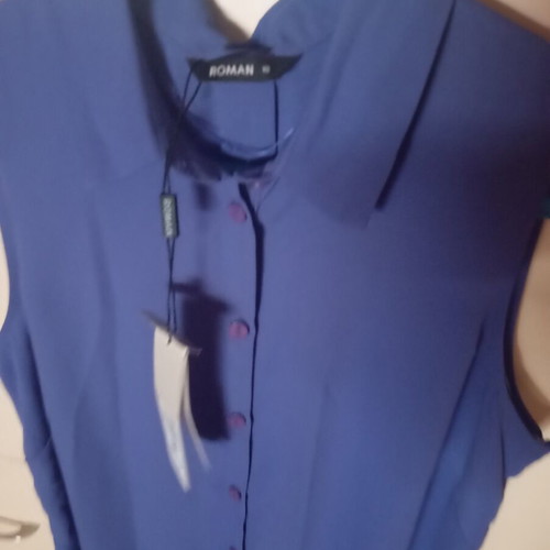 Long shirt new, blue and purple, size M