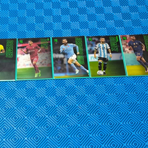 Panini Top Class cards set of 5 like new with sleeves