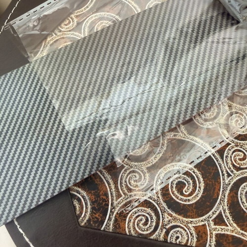 Carbon accessory for Audi A3 8Y exterior columns