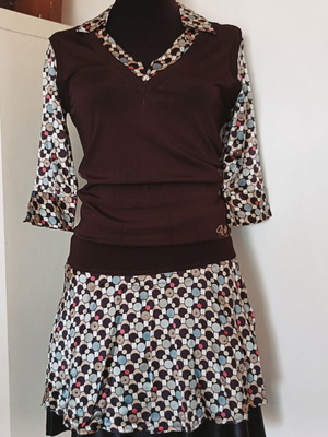 Guess φόρεμα vintage σαν καινούργιο, XS, μπεζ καφέ