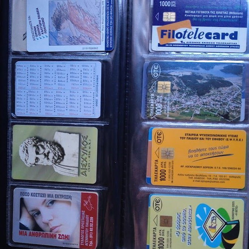 Phone cards like new, set of 48 in album 1