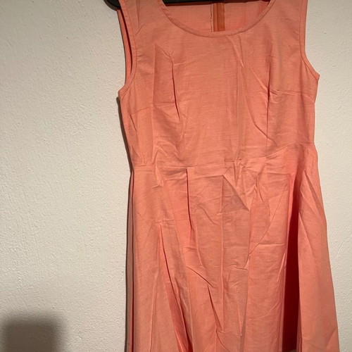 Chaton dress salmon color without wear, size S