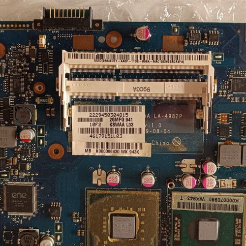 Toshiba Satellite L505-111 motherboard like new with processor