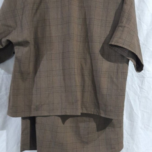 Women's blazer set XL 42 brown like new, wool